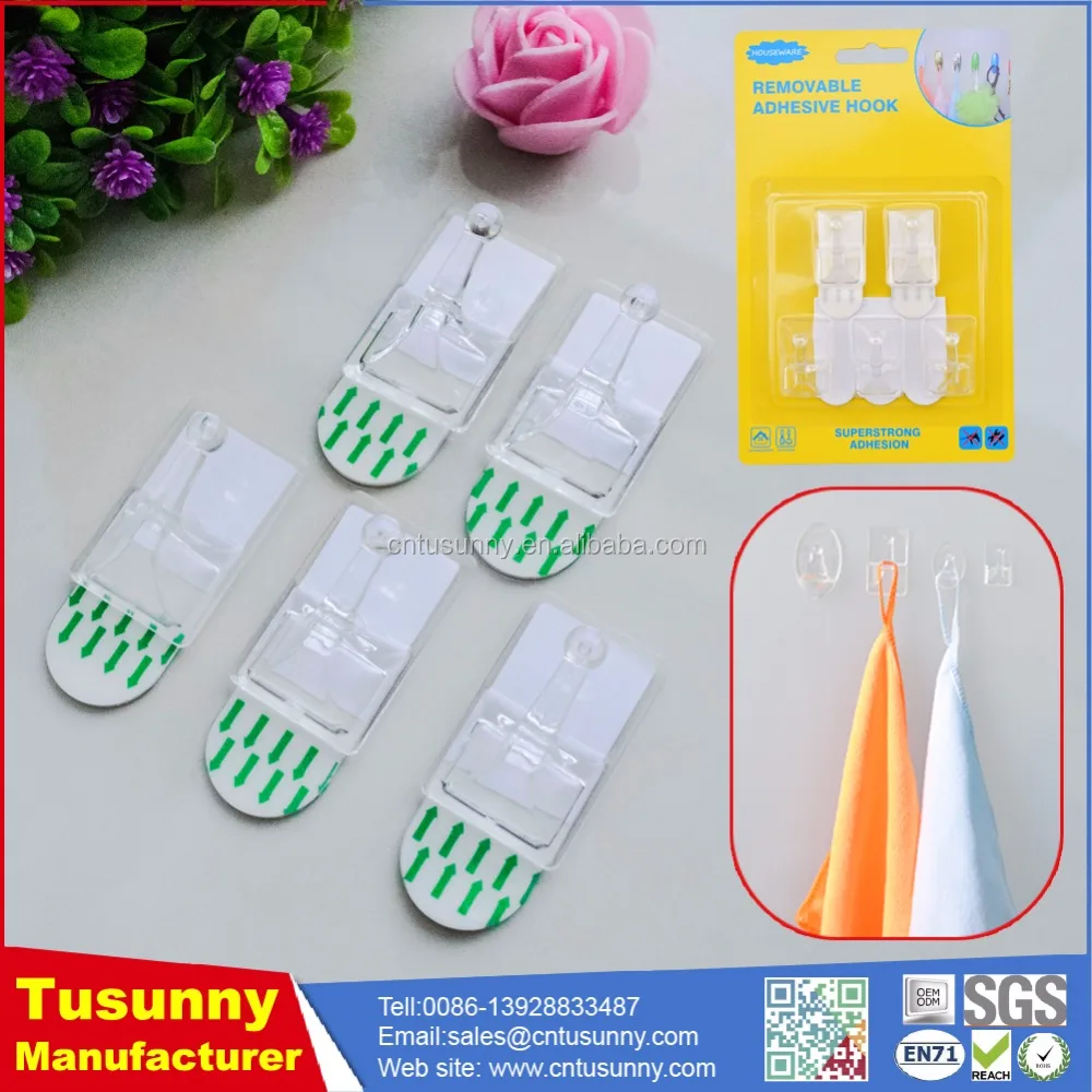 Adhesive Ceiling Hooks Small Hook Adhesive Removable Hooks Buy Hanger Hooks Removable Wall Hanger Hook Plastic Hanger Hook Product On Alibaba Com