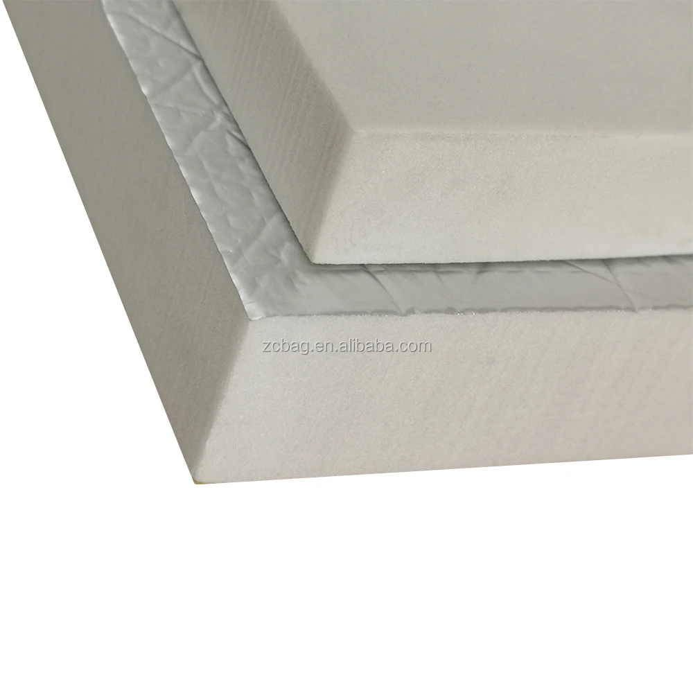 White Closed Cell Polyethylene Foam With Aluminum Foil Shatter Proof