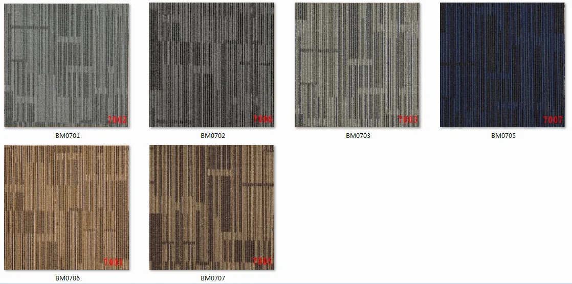 Hot Sale New Carpet Design Commercial Office Tufted Carpet Tile 50x50 cm