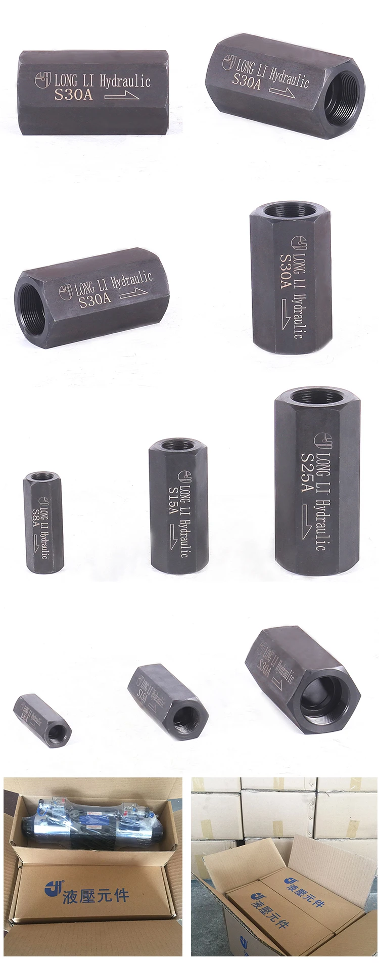 S30A China manufacture Hydraulic rexroth type S tube G11/2 check valve G1/4
