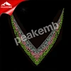 Colorful necklace Rhinestone transfers t-shirt iron-on transfer rhinestone