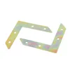 Custom Metal Stamping Parts Furniture Hardware 90 Degree L Shape Corner Angle Bracket