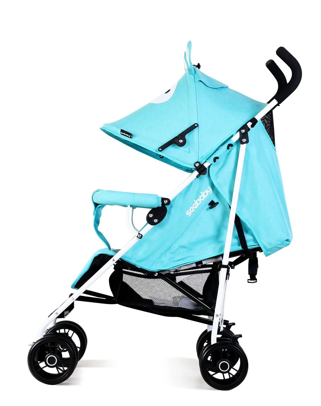 luxury leather baby stroller