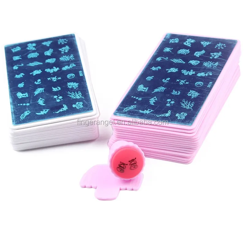 metal plates nail art