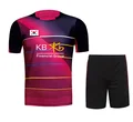 2016 New KOREA Men Women badminton wear set sports Badminton clothes Lee Yong Dae Jerseys badminton