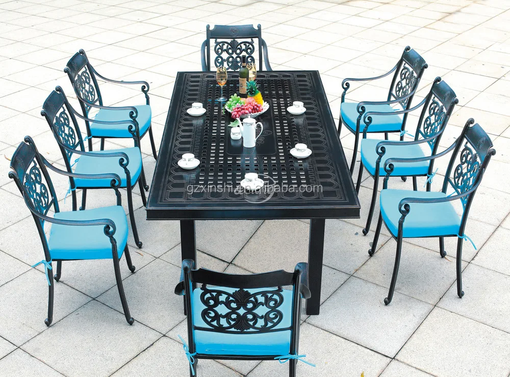 Fashion Outdoor Aluminum Outdoor Table And Chair Set For Garden Buy