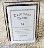 Easy applied crystal picture frame glass photo frame document certificate poster frame 4x6 5x7 6x8x10 A4 size