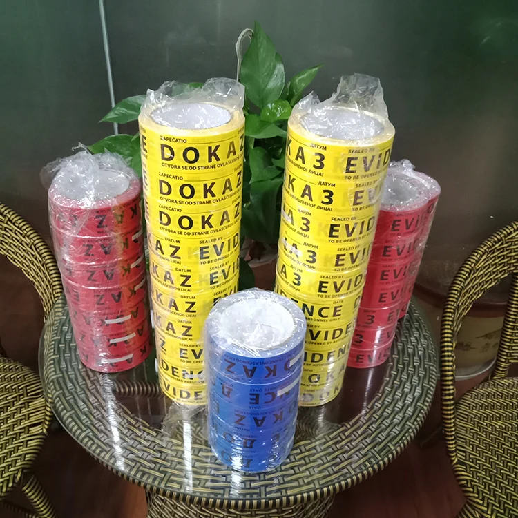 Tamper Evident Cosmetic Jar Package Seal Adhesive Tape Buy Cosmetic