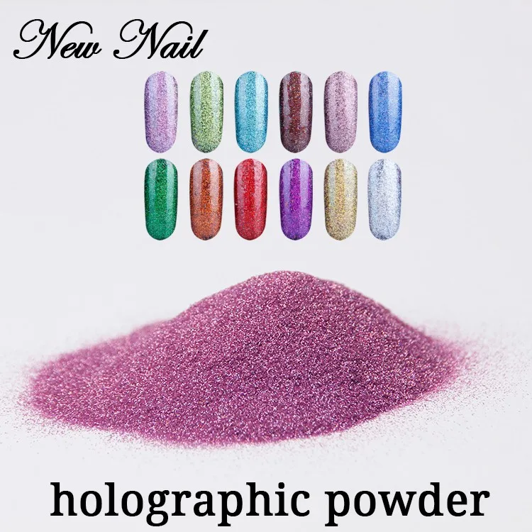 24 Colors Mirror Powder Pen Gel Polish Nails Sets Magic Metallic Powder