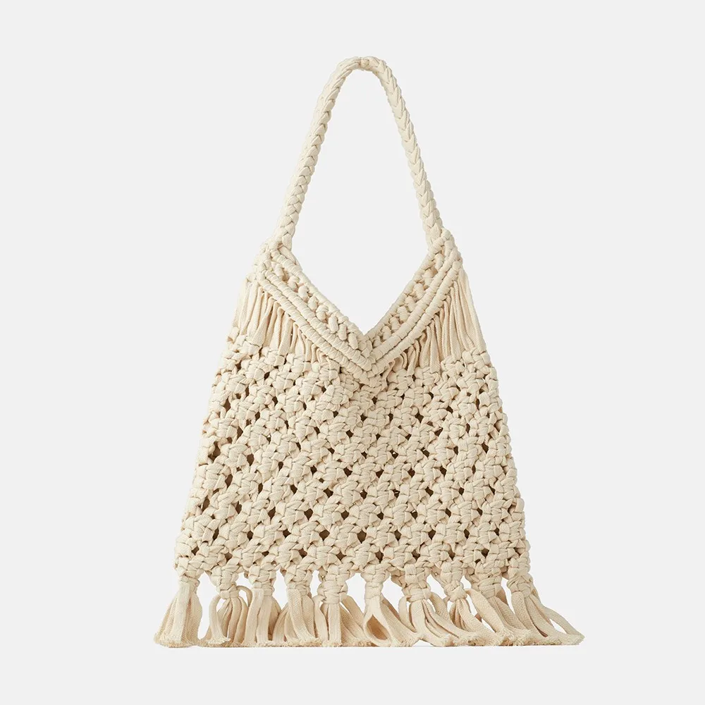 crochet rope bag