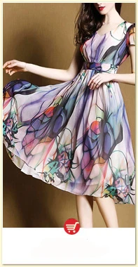 15PKSD02 2015 spring summer breathable chiffon silk dress