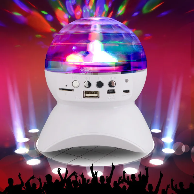 Disco Dj Party Bluetooth Speaker Built-in Light Show Stage Effect ...