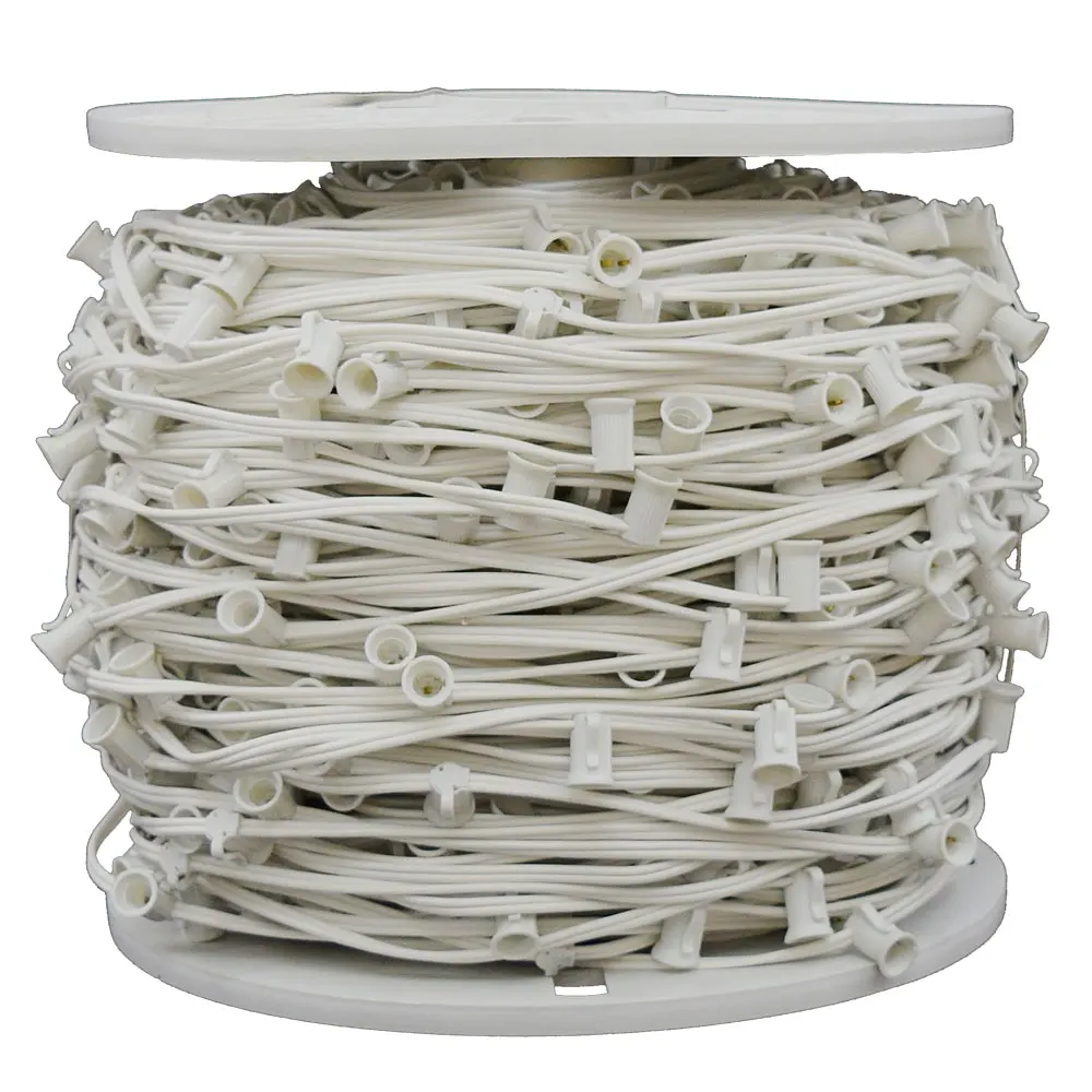 1000ft Commercial C9 Christmas Light Socket Set Spool 12 Inch Spacing Buy C9 Commercial Light