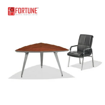 Modern Office Furniture Small Triangle Conference Table With Aluminum Leg Foh C21214 Buy Triangle Conference Table Office Conference Table Modern