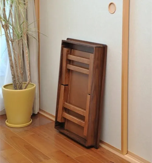 Solid Wood Folding Table Legs Foldable 60 40cm Rectangle Living Room Solid Wood Folding Table Legs Foldable 60 40cm Rectangle Living Room Tea Asian Antique Furniture Low Floor Wooden