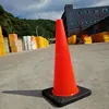 Solid Color Traffic Safety Cones / Street Cones and Black Base Traffic Cones