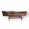 manufacturer wooden furniture antique finish canoe boat coffee table, tea table, boat table