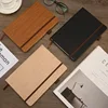 Existing Soft PU material cover Simulated wood grain Notebook for A5