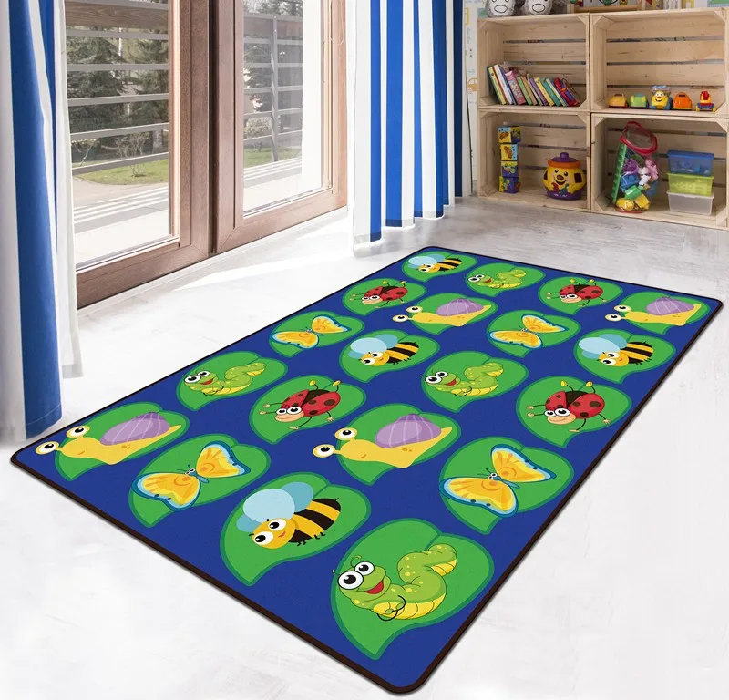 Ecofriendly Material Kids Learning Carpet Printed Kids
