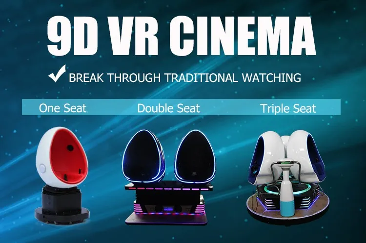 Multi Seats 3 360 Interactive 7D Projector Simulator Game Machine Virtual Reality 9D VR Cinema