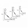 High Quality High Performance speaker microwave oven wall mount metal bracket Middle Size 18x23cm