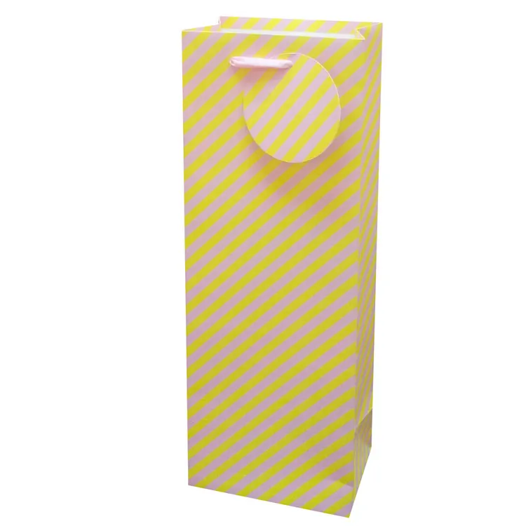 2019 Special Design Foldable Cardboard Gift Paper Shopping Bag With Rope Handles