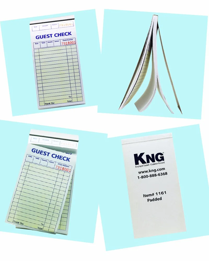 Order Form Restaurant Supply Docket Book Restaurant Waiter Order Book Buy Order Form