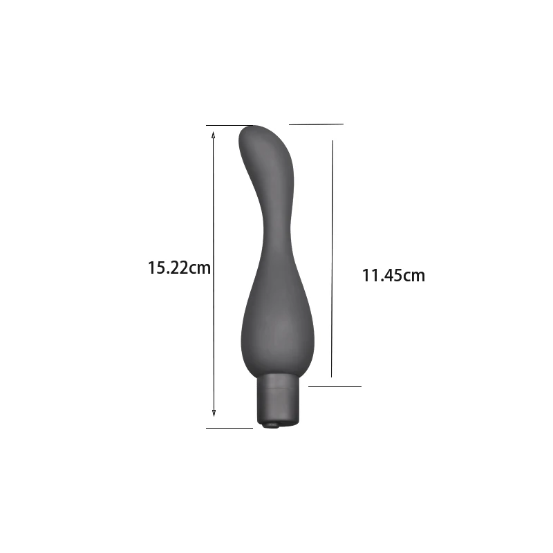 USB rechargeable Black Anal Plug Adult Sex Toys for Men Male
