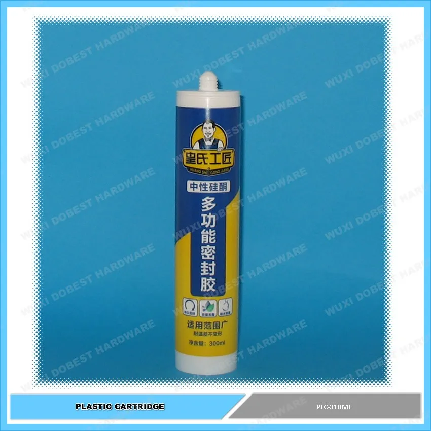 300ml Empty Hdpe Caulking Plastic Tube Silicone Sealant Cartridge Buy
