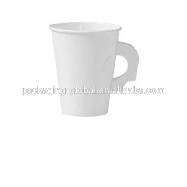 white paper coffee cups with handles