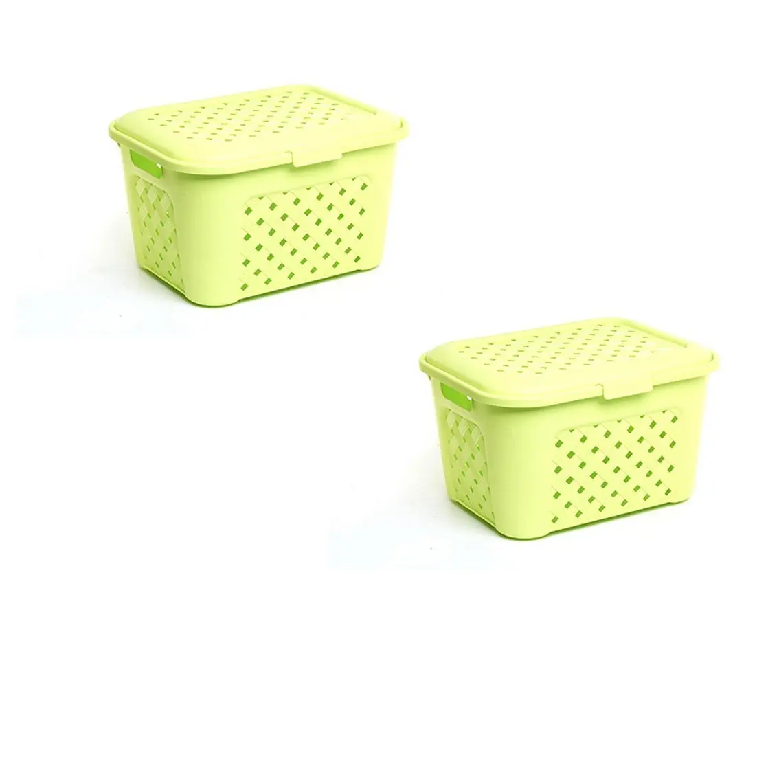 jii2030shann Covered plastic box clothing clothes box storage box storage compartment storage box under the bed rattan basket storage box finishing box storage box storage b
