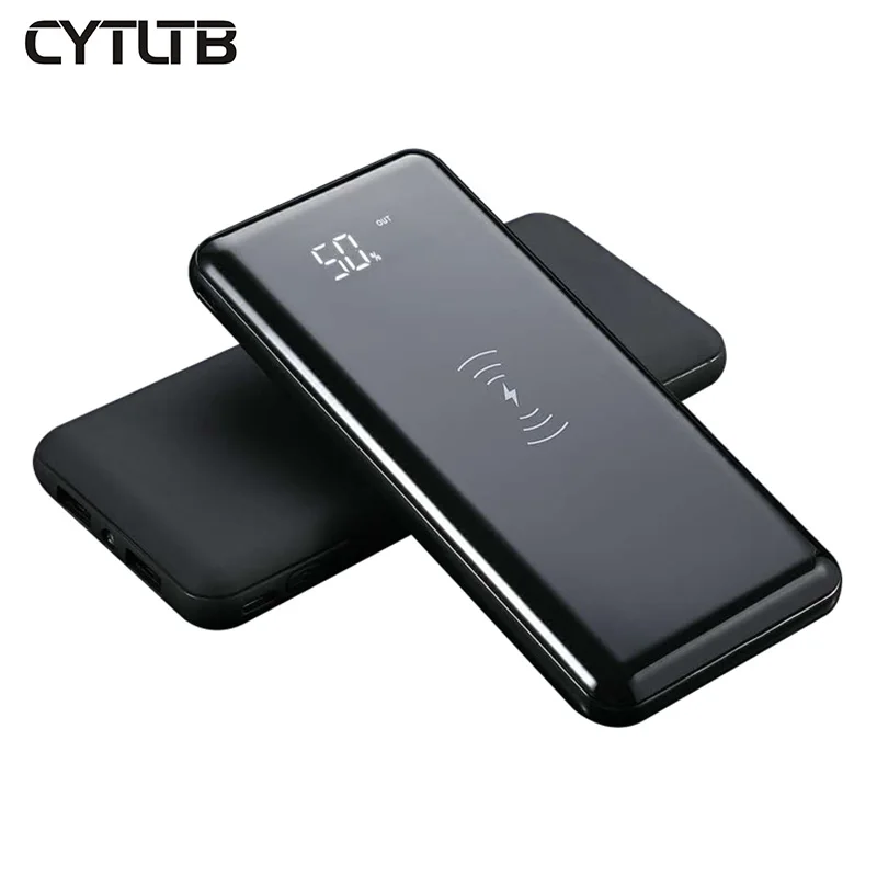 My Smart Price Credit Card Size Slim Powerbank Portable Charger With Plug Screen Display Mirror Wireless Power Bank - ANKUX.COM