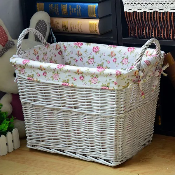Wholesale Cheap Price Rustic Tote Wicker Storage Hampers Basket Buy