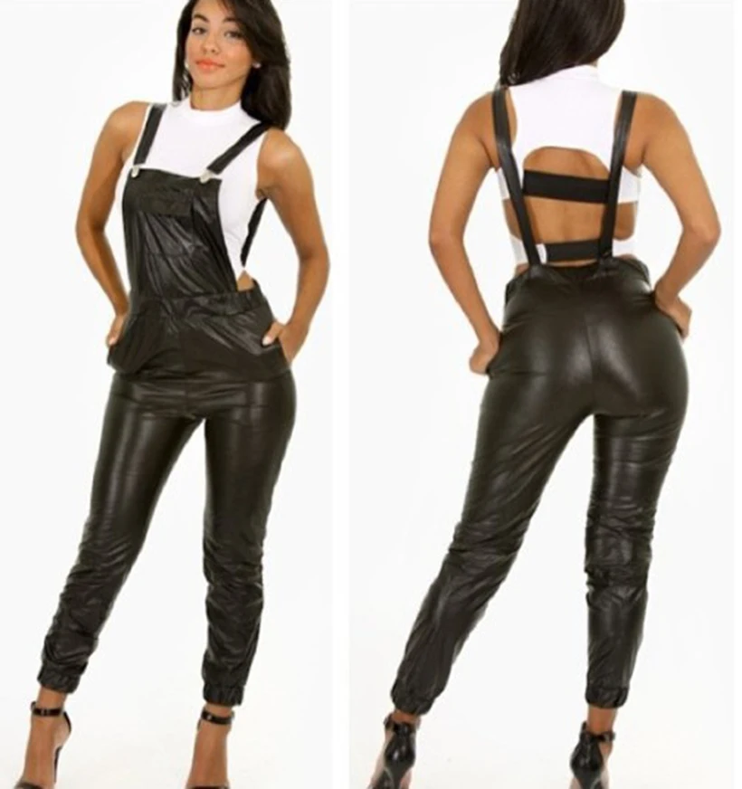 Buy Black Pvc Catwoman Catsuit Faux Leather Wet Look Cat Costume Lace