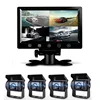1024*600 Bus Mirror Monitor 9 Inch Waterproof Backup Camera Monitor