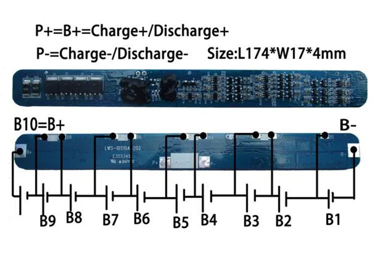 10S 37V 10A BMS  manufacturing for ebike.jpg