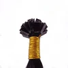 Qingdao real brazilian bundle natural black expression braiding flat tip human hair extensions