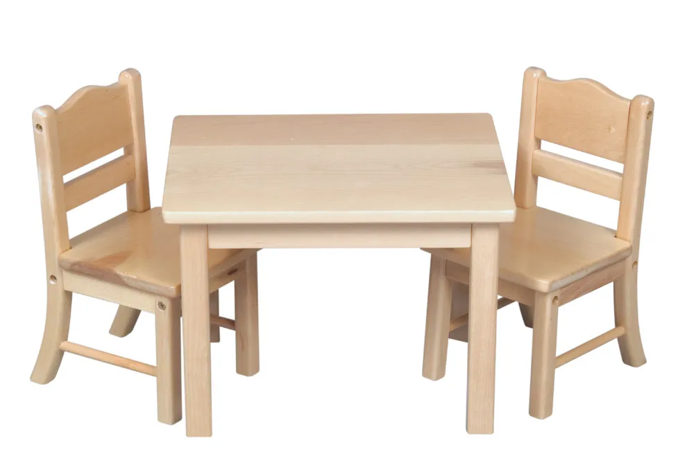 preschool wooden table and chairs