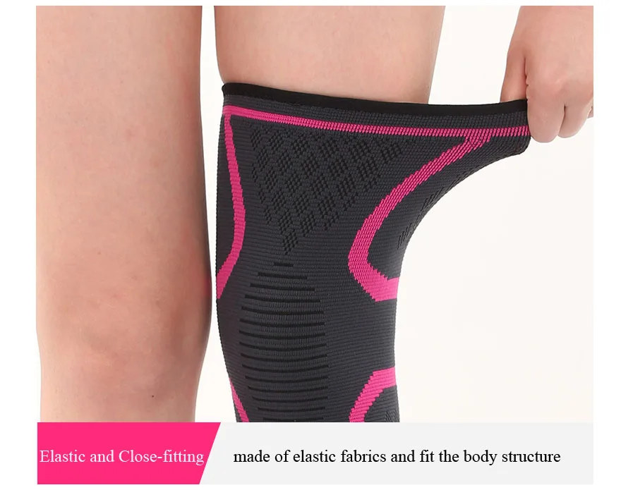 Breathable Sports Pants With Knee Pads Sleeve