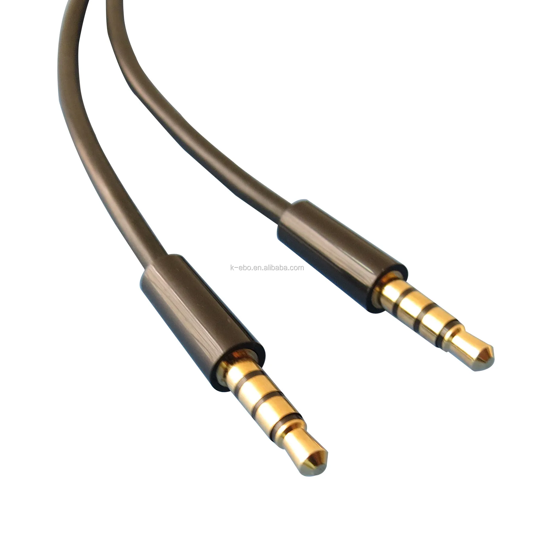 2meter 6ft 3.5mm Aux Cable 4-poles Gold Plated Male To Male - Buy 3.5mm ...