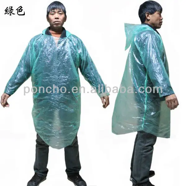 Portable Pe Raincoats Traveling Raincoats/disposable Raincoat Plastic