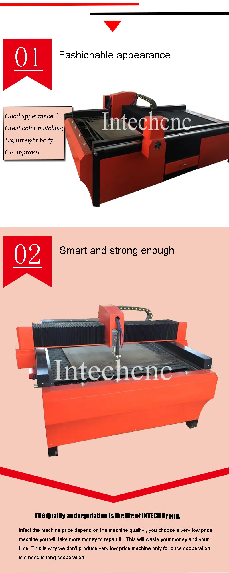 Sheet Metal plates cnc plasma cutter/ plasma cutting machine 1325 for stainless steel made in china