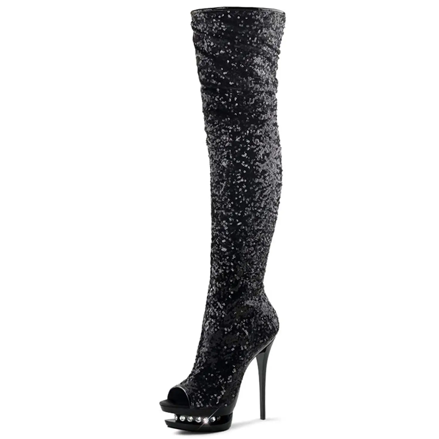 cheap thigh high platform boots