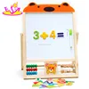 Educational Math wooden counting frame learning toy,Early learning wooden study blackboard toys for christmas W12B084A