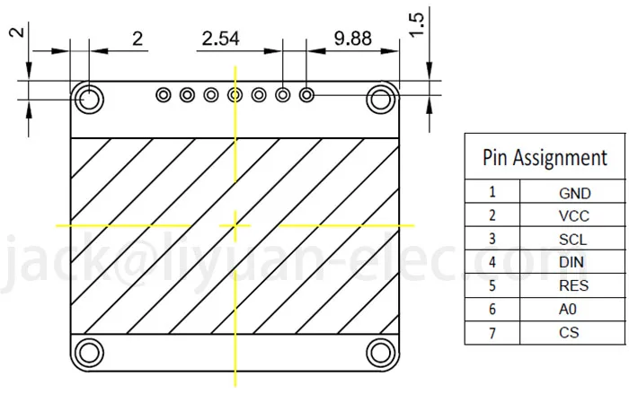 1 3 1 3 Inch 128x64 7 Kontaktnyj Spi I2c Sh1106 Ssd1306 Mezhsoedinenij Integralnyh Shem Displej Na Organicheskih Svetodiodah Modul Pechatnoj Platy Kommutacionnaya Plata Lm130sb 128064 Buy 1 3 Oled 128x64 1 Product On Alibaba Com