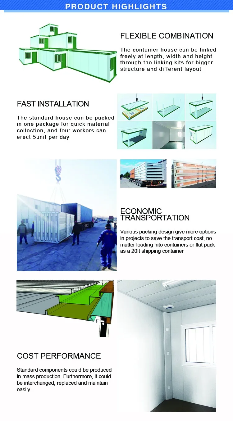 2019 Best Sell Multifunction prefab home Luxury prefabricated container house/ home,prefab house