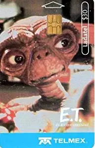 E.T. The Extra Terrestrial Mexican Ladatel Phone Card E.T. El Extraterrestre