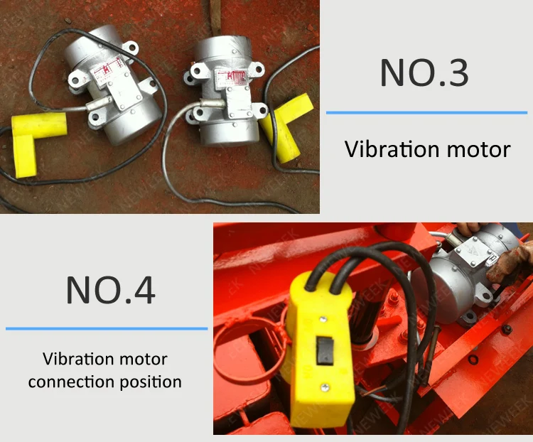 interlocking manual concrete cement brick block making machine