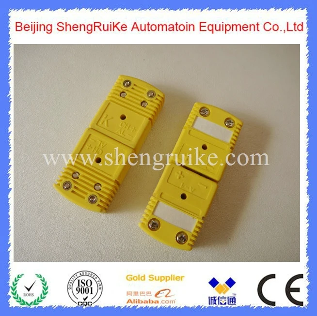 K Type Thermocouple Connector Male And Female/k Type Thermocouple