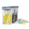 Stand Up Pouch Zip Lock Transparent Aluminum Foil Packaging Zipper Bag